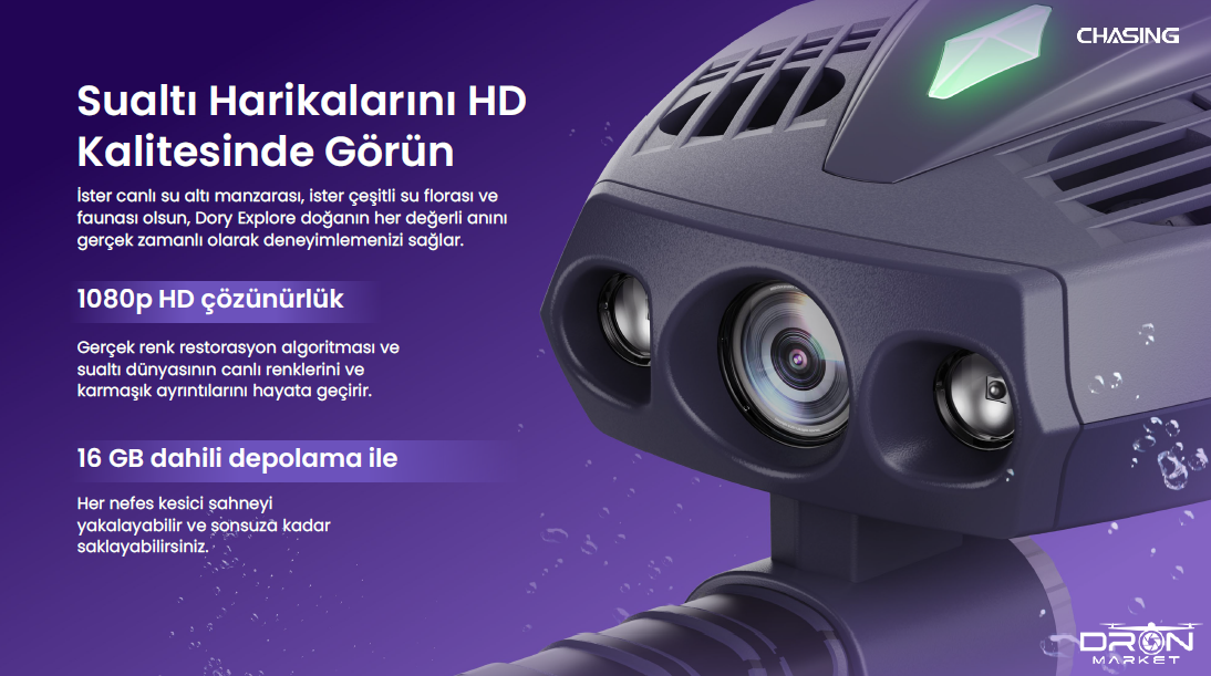 Chasing Dory Explore Su Altı Dronu